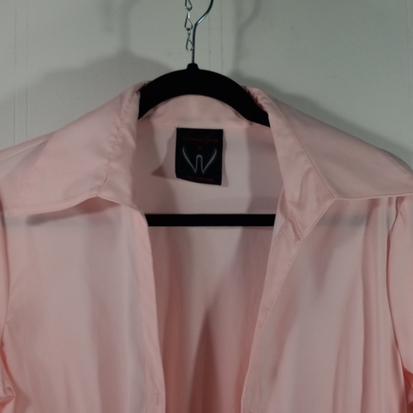 Veronique Young Beautiful Pink Button Shirt - Picture 5 of 10
